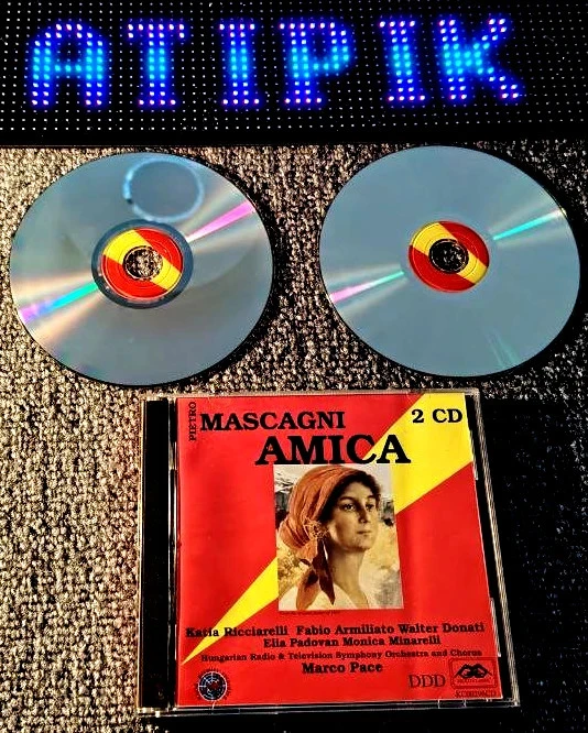 🎭 Mascagni Amica - 2CD World Premier Recording - Kicco Classic Italia - Ultra Raro – photo 4